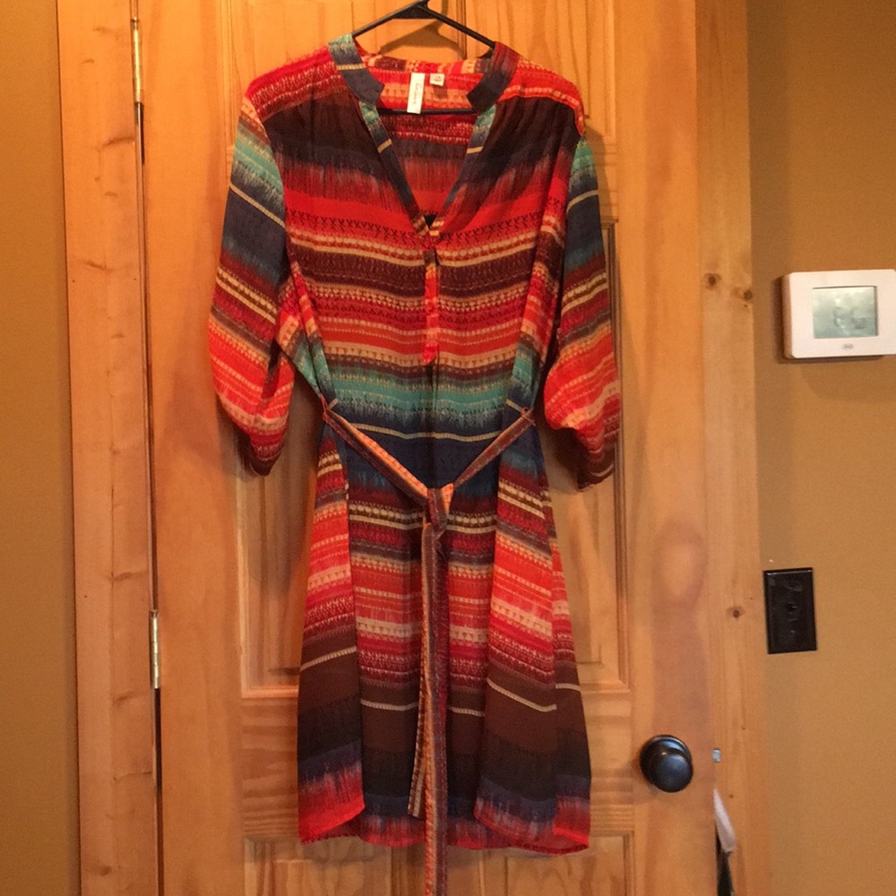 Flowy, comfy dress: 1X